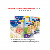 Molfix Diaper Subscription Pack 1 for 3 Months